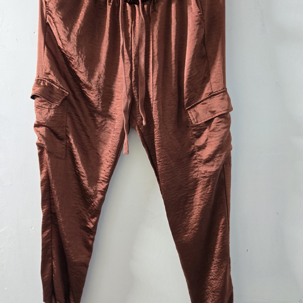 Windsor Rust Satin Pants